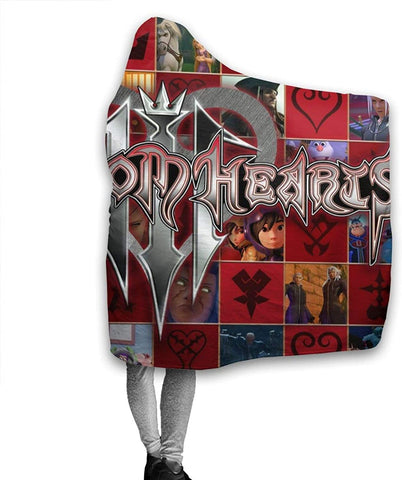 Image of Kingdom Hearts Soft Hooded Blanket