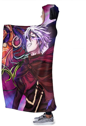 Image of Anime No Game No Life Fleece Flannel Hooded Blankets