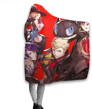 Persona Flannel Hooded Blanket - Anime Blanket
