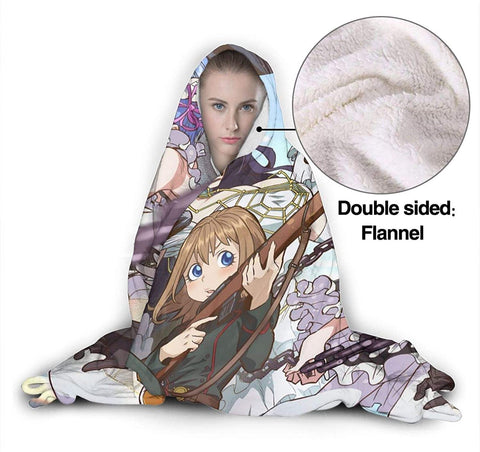 Image of Anime That Time I Got Reincarnated as a Slime Fleece Flannel Hooded Blanket