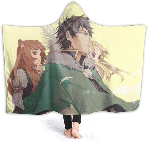 Image of Anime Hooded Blankets - The Rising of the Shield Hero Fleece Flannel Blankets