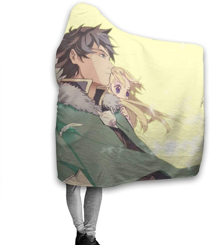 Image of Anime Hooded Blankets - The Rising of the Shield Hero Fleece Flannel Blankets