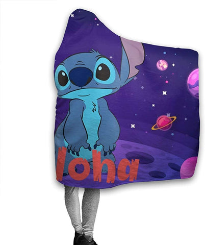 Image of Anime Li-Lo & Sti-Tch Baby Anime Hooded Blanket