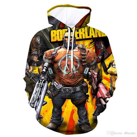 Image of Game Borderlands 3 Hoodies - 3D Digital Print Hooded Pullover