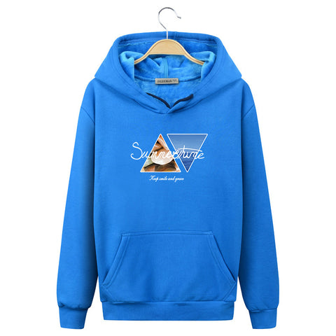 Image of Harajuku Style Hoodies - Solid Color Harajuku Style Icon Series Fashion Fleece Hoodie