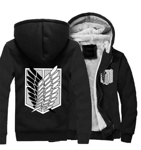 Image of Hip Hop Jackets - Solid Color Hip Hop Series Hip Hop Black and White Sign Fleece Jacket