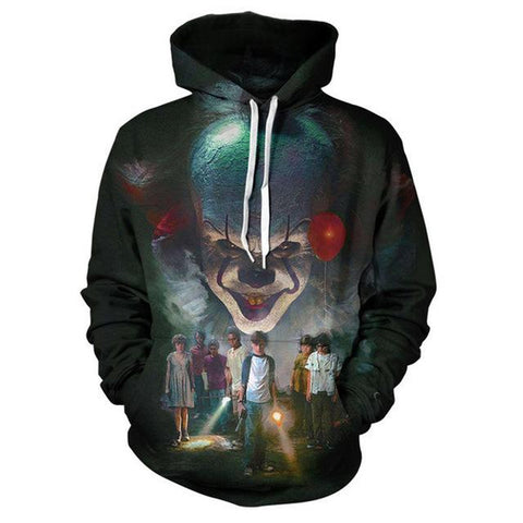 Image of Suicide Squad 3D Printed Hoodies - Joker Hooded Pullover Sweatshirt