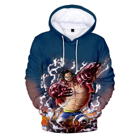 Image of One Piece 3D Hoodies Sweatshirts - Men/Boys Kids Pullover
