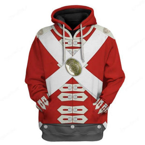 Historical Personage British Army 3D Printed Cosplay Hoodie