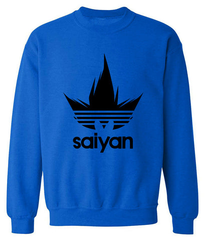 Image of Dragon Ball Sweatshirts - Dragon Ball Sweatshirt Series Men's Sweatshirt Saiyan Black Icon Sweatshirt