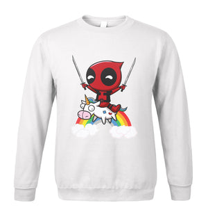 Men's Sweatshirts - Men's Sweatshirt Series Deadpool Icon Fleece Sweatshirt
