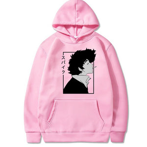 Spiegel Spike Cowboy Bebop Hoodies Cartoon Casual Sweatshirt