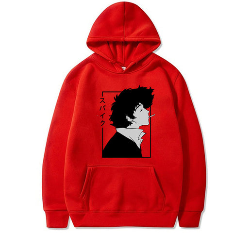 Image of Spiegel Spike Cowboy Bebop Hoodies Cartoon Casual Sweatshirt