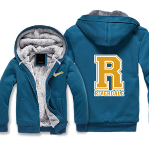 Riverdale Jackets - Solid Color Riverdale Super Cool Icon Fleece Jacket