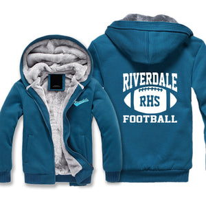 Football Riverdale Jackets - Solid Color Riverdale Fleece Jacket