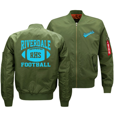 Image of Football Riverdale Jackets - Solid Color Riverdale RHS Fleece Jacket