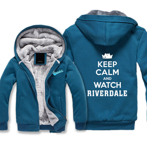 Image of Riverdale Jackets - Solid Color Riverdale TV Series Fleece Jacket