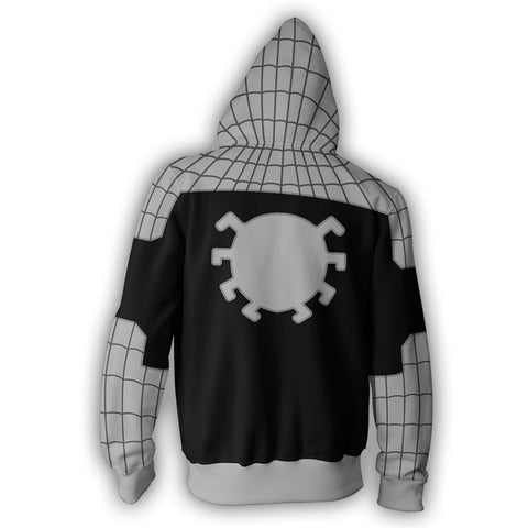 Image of Spiderman Hoodies - Armored Spiderman Super hero 3D Zip Up Hoodie