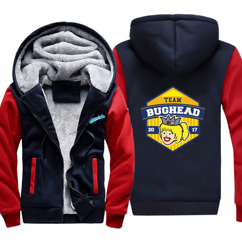 Image of Riverdale Jackets - Solid Color Riverdale Bughead Fleece Jacket