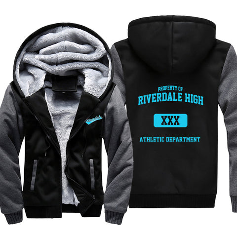Image of Riverdale Jackets - Solid Color Riverdale XXX Icon Super Cool Fleece Jacket