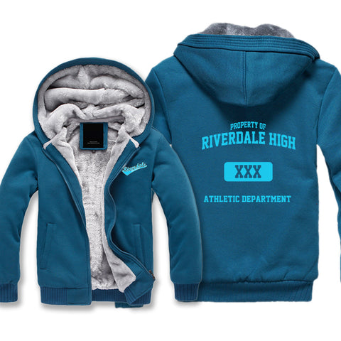 Image of Riverdale Jackets - Solid Color Riverdale XXX Icon Super Cool Fleece Jacket