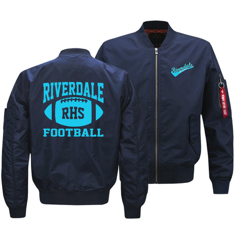 Image of Football Riverdale Jackets - Solid Color Riverdale RHS Fleece Jacket