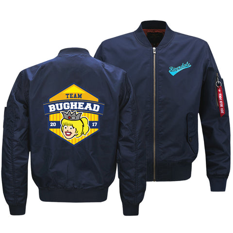 Image of Riverdale Jackets - Solid Color Riverdale Bughead Icon Fleece Jacket