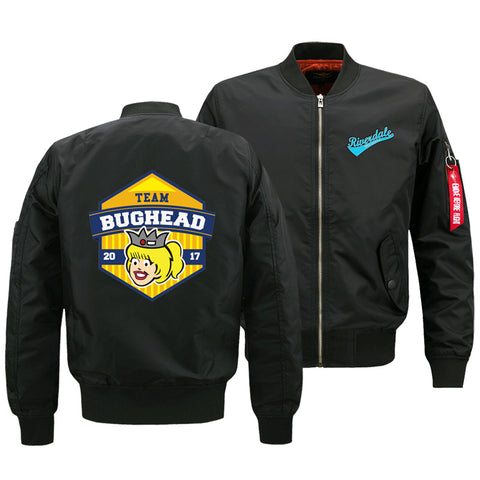 Image of Riverdale Jackets - Solid Color Riverdale Bughead Icon Fleece Jacket