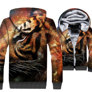 Animal Jackets - Animal Series Tiger Super Cool 3D Fleece Jacket