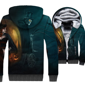 Nightmare Before Christmas Jackets - Nightmare Before Christmas Series Evil Spirit Skull 3D Fleece Jacket