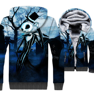 Nightmare Before Christmas Jackets - Nightmare Before Christmas Series Jack Black 3D Fleece Jacket