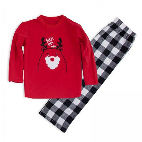 Image of Christmas Family Pajama - Sweatshirt Red Pajama