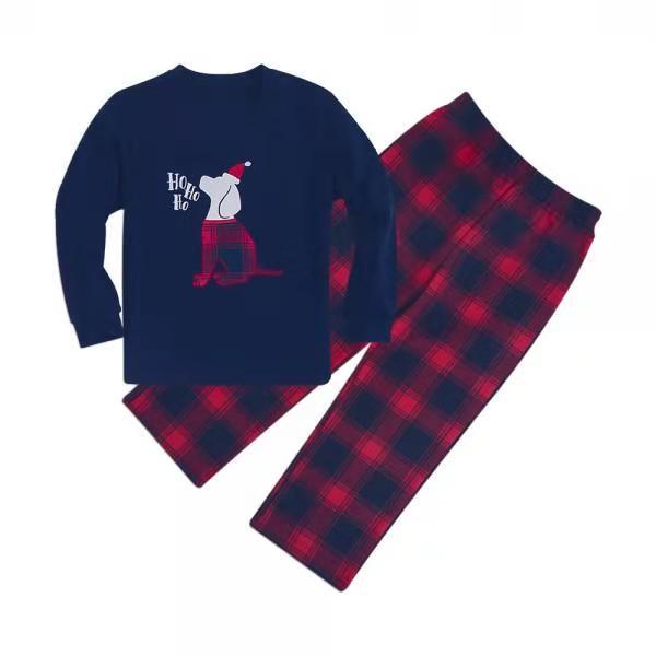 Christmas Family Pajama - Sweatshirt Puppy Blue Pajama
