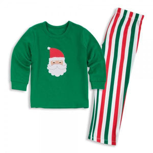 Christmas Family Pajama - Sweatshirt Green Santa Claus Pajama
