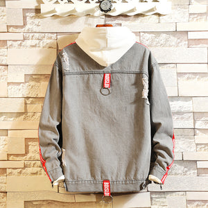 Denim Jackets - Solid Color Denim Jacket Series Harajuku Style Super Cool Denim Jacket