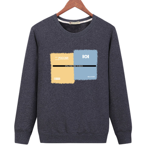 Image of Harajuku Style Sweatshirts - Solid Color Harajuku Style Series Fashion Fleece Sweatshirt