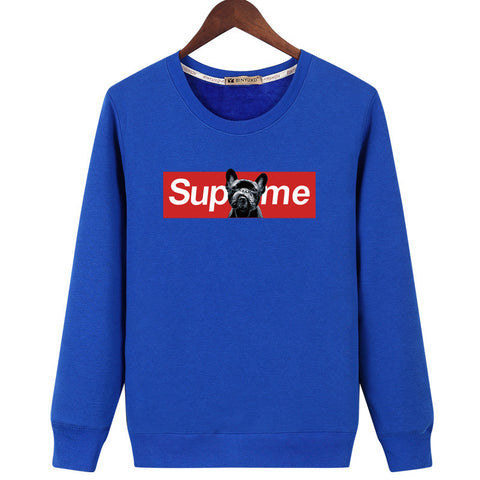 Image of The Puppy Sweatshirts - Solid Color The Puppy Series Fashion Funny Fleece Sweatshirt