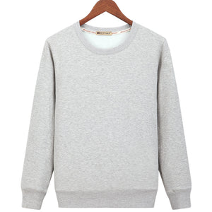 Harajuku Style Sweatshirts - Solid Color Harajuku Style Series Fleece Sweatshirt