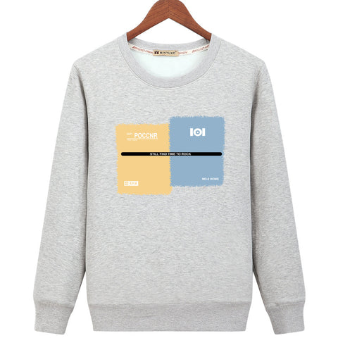 Image of Harajuku Style Sweatshirts - Solid Color Harajuku Style Series Fashion Fleece Sweatshirt
