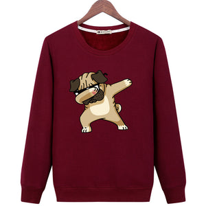 Pet Puppy Sweatshirts - Solid Color Pet Puppy Series Funny Puppy Icon Fashion Fleece Sweatshirt