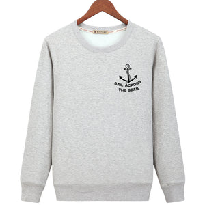 THE SEAS Sweatshirts - Solid Color THE SEAS Style Series THE SEAS Icon Fashion Fleece Sweatshirt