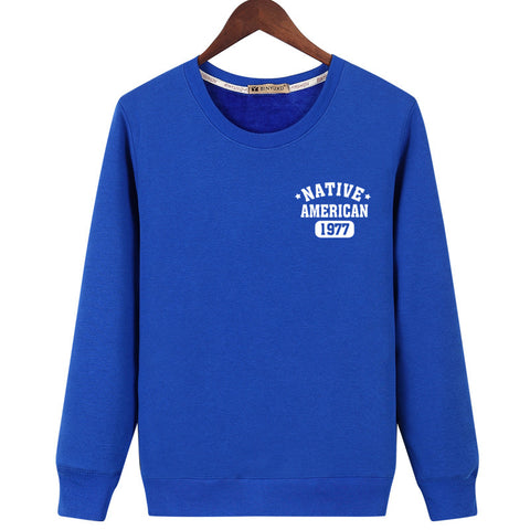 Image of Harajuku Style Sweatshirts - Solid Color Harajuku Style Series NATIVE Icon Fashion Fleece Sweatshirt