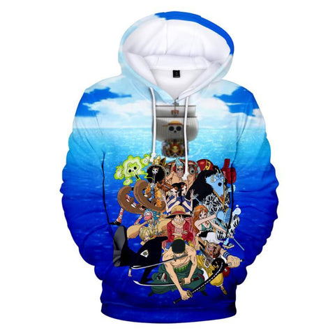 Image of One Piece 3D Men/Women Classic Hoodies - New Fashion Anime Hoody Sweatshirts