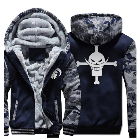 Image of One Piece Jackets - One Piece Anime Series Super Cool Fleece Jacket