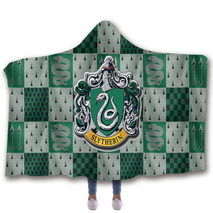 Animal Hooded Blankets - SLYTHERIN Series Fleece Hooded Blanket