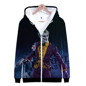 Suicide Squad Hoodies - Joker Series Evil Joker Icon Blue Unisex 3D Hoodie