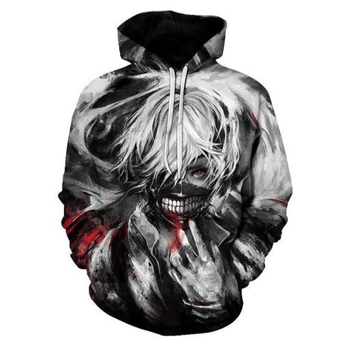 Image of Anime Tokyo Ghoul Hoodie - 3D Harajuku Sweatshirt