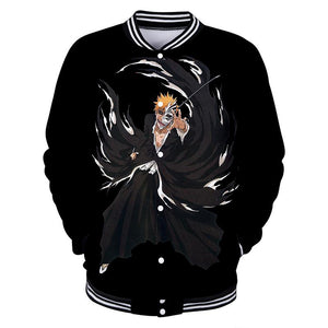 Anime Bleach 3D Jacket Coat Sweatshirts