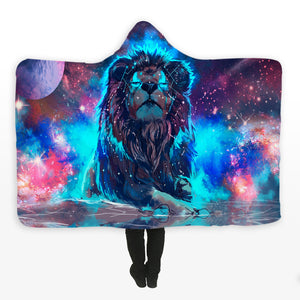 Animal Hooded Blankets - Animal Series Leo Fleece Hooded Blanket