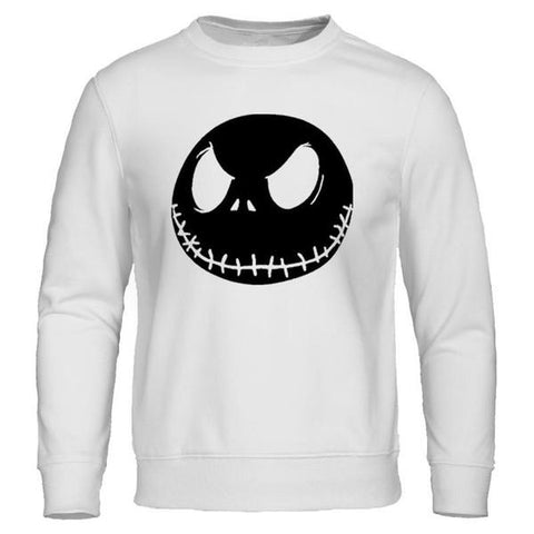 Image of Nightmare Before Christmas Cartoon Jack Skellington Hoodies Pullovers